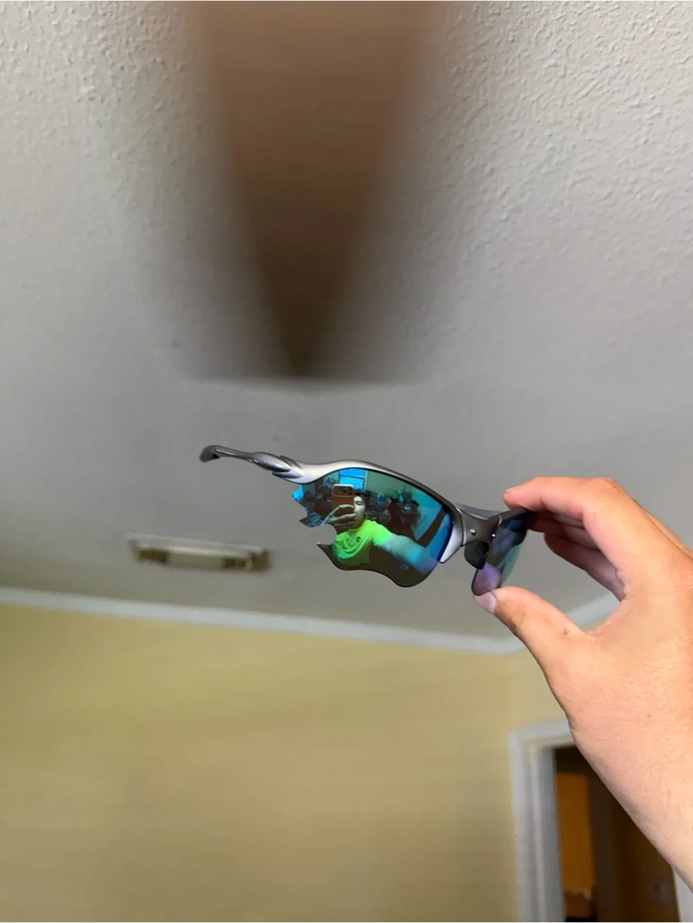 Sport Mirror-Blue Lens Sunglasses - Unbranded Oakley